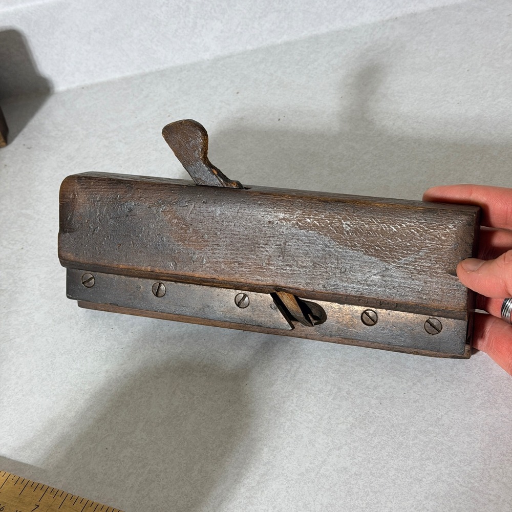 Antique Phoenix Company Hitchcockville No 34 Wood Rabbet Plane 7/8 Woodworking